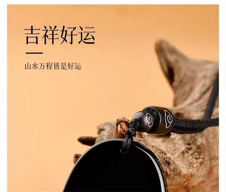 天然黑曜石十二生肖項鏈