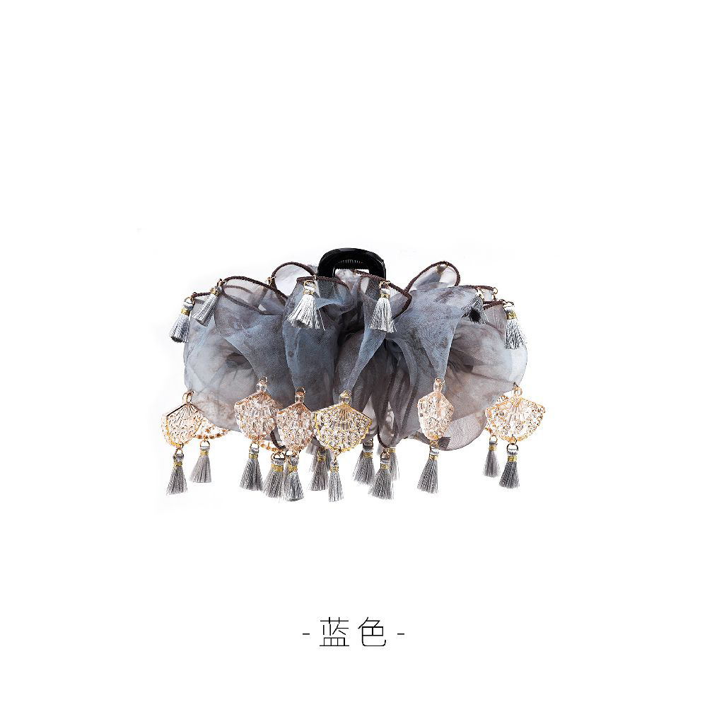 雲纓含暮新中式氛圍感手工氣質風抓夾：圖片 4