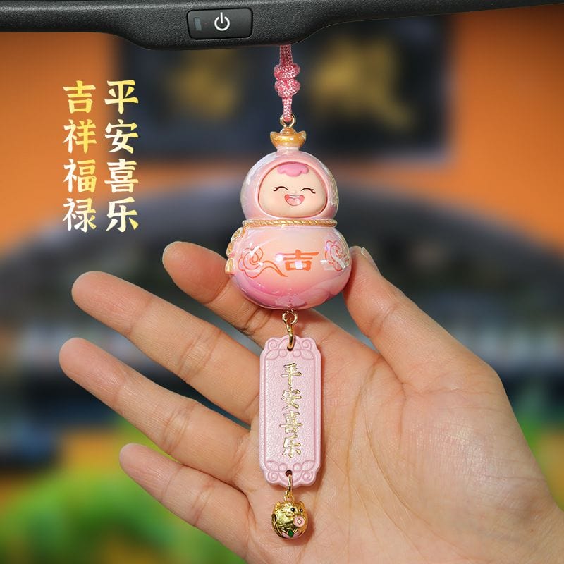 小福喜創意葫蘆汽車挂件車載後視鏡裝飾：圖片 3
