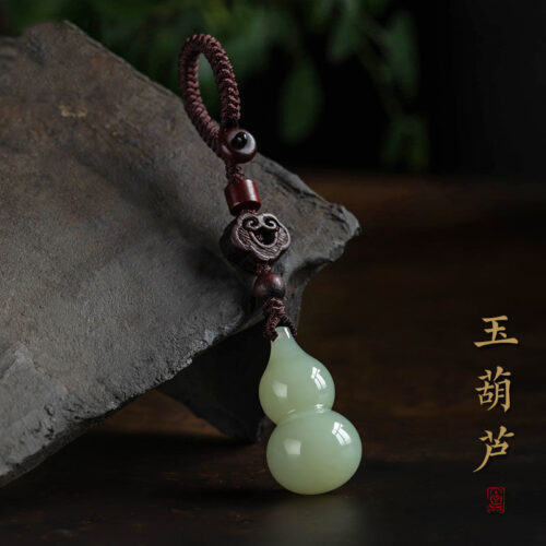 福祿葫蘆汽車鑰匙扣檀木鑰匙扣