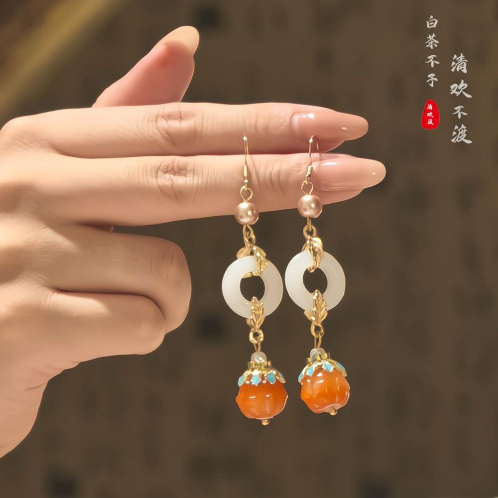 燈火闌珊新中式國風古風流蘇耳環