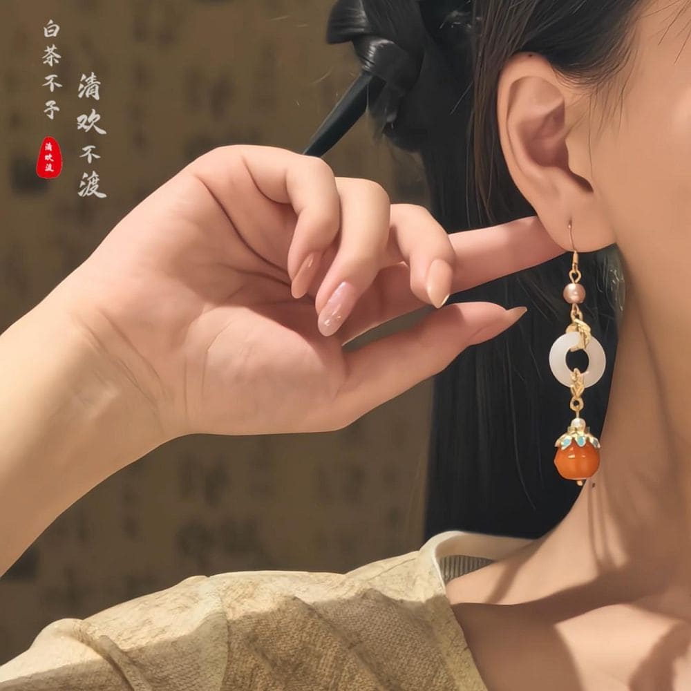 燈火闌珊新中式國風古風流蘇耳環