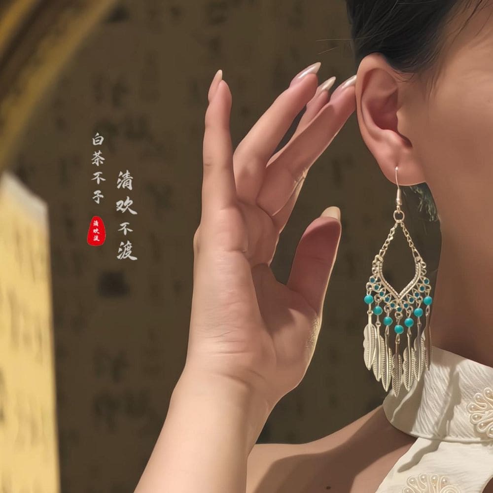波西米亞異域風民族風旗袍漢服耳飾