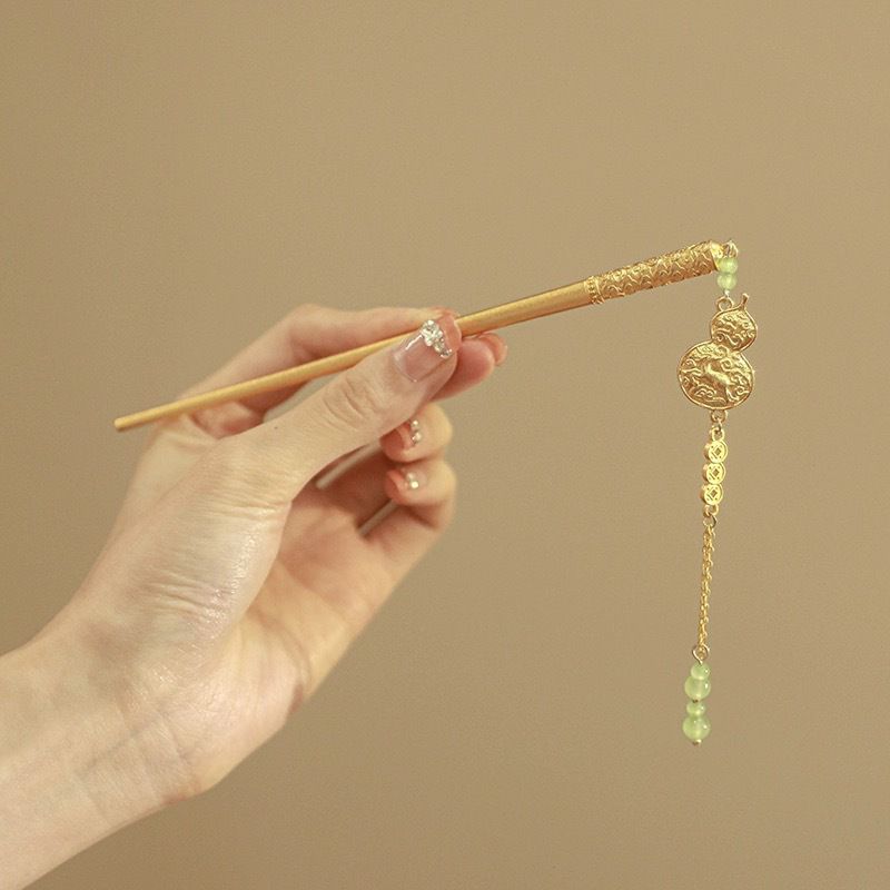 新中式古典雲夢蝶高級感髮簪：圖片 4