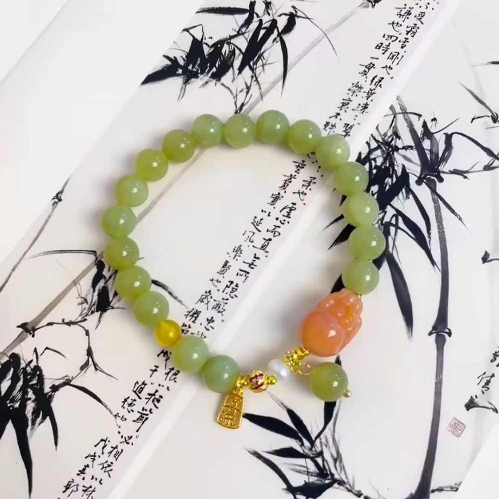 天然和田玉單圈手串女款高級感手鏈：圖片 4