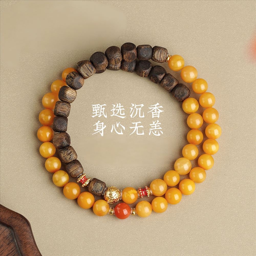 布达拉宫同款奇楠沉香手串