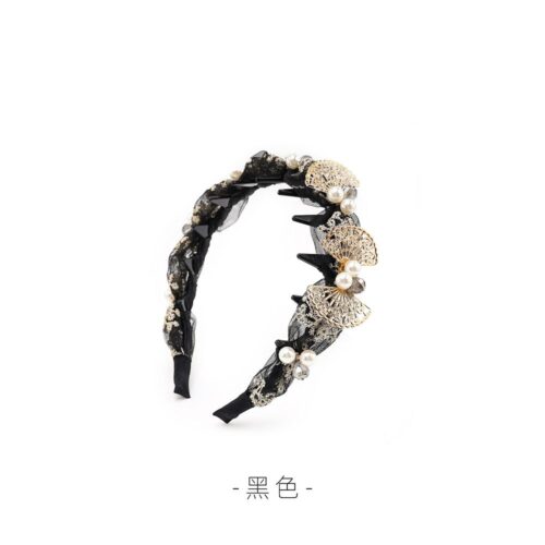 雲扇織夢百搭高顱頂精致手工髮箍：圖片 3