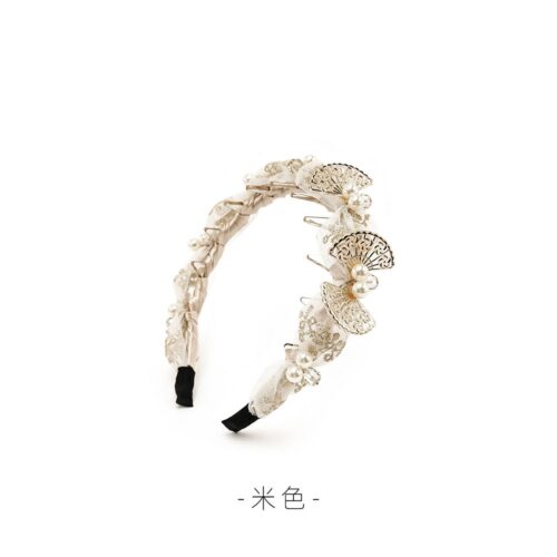 雲扇織夢百搭高顱頂精致手工髮箍：圖片 4