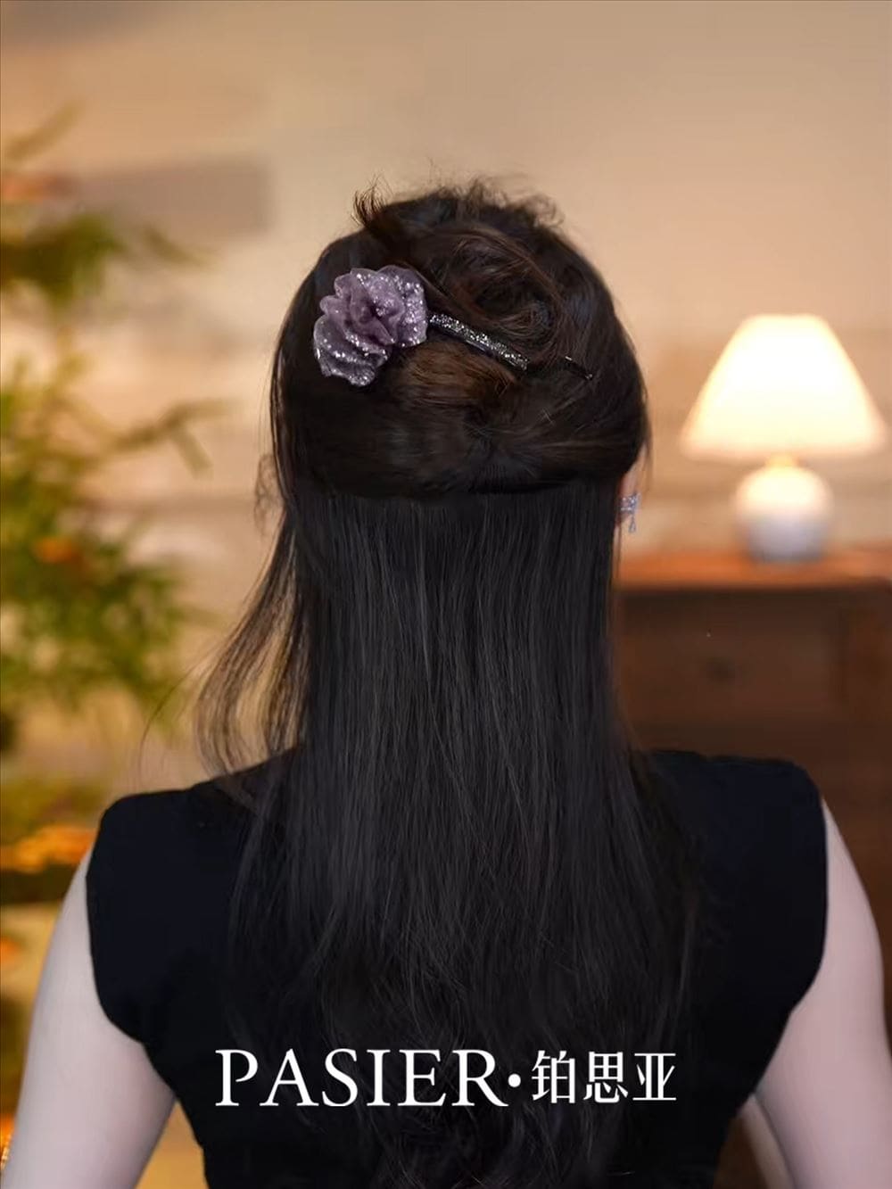 輕奢煙棠法式浪漫感薔薇扭扭夾：圖片 2