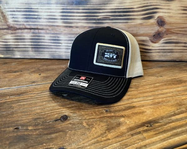 Black/ Vegas Gold Patch Cap