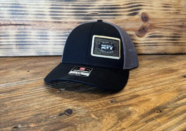 Black/ Charcoal Patch Cap