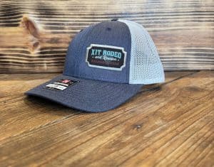 Navy Heather/ Silver Patch Cap