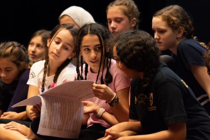 Cranleigh students Water in the Desert rehearsal Cranleigh students Water in the Desert rehearsal