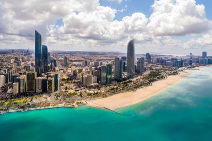 Abu Dhabi, UAE Skyline - Warning! Abu Dhabi Health Department of Health issues scam alert