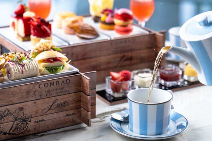 Summer afternoon tea at Conrad Abu Dhabi Etihad Towers