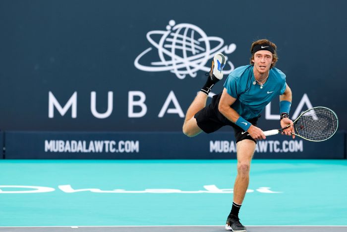 Andrey Rublev in Mubadala World Tennis Championship 2022