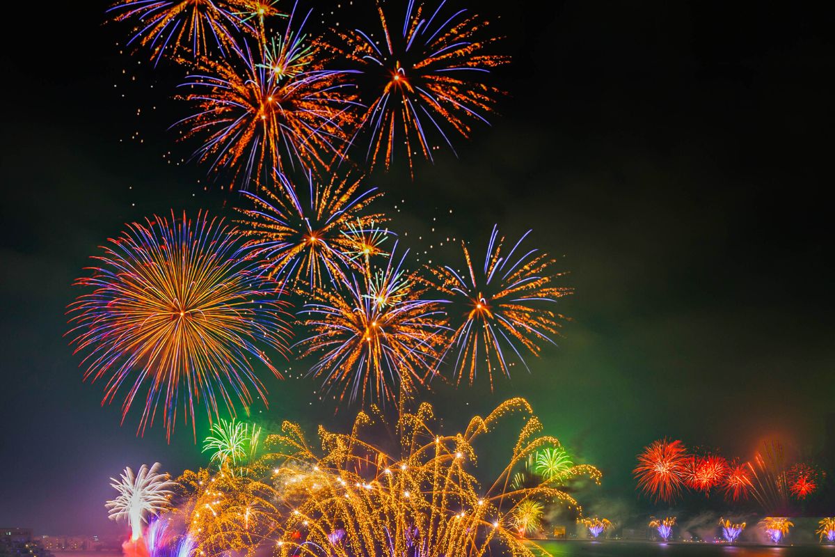 Dubai fireworks