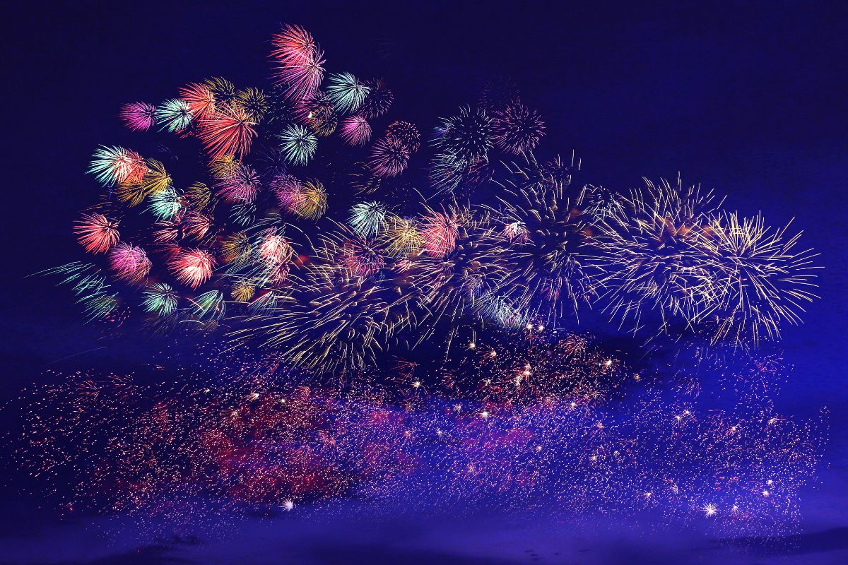 Dubai fireworks 