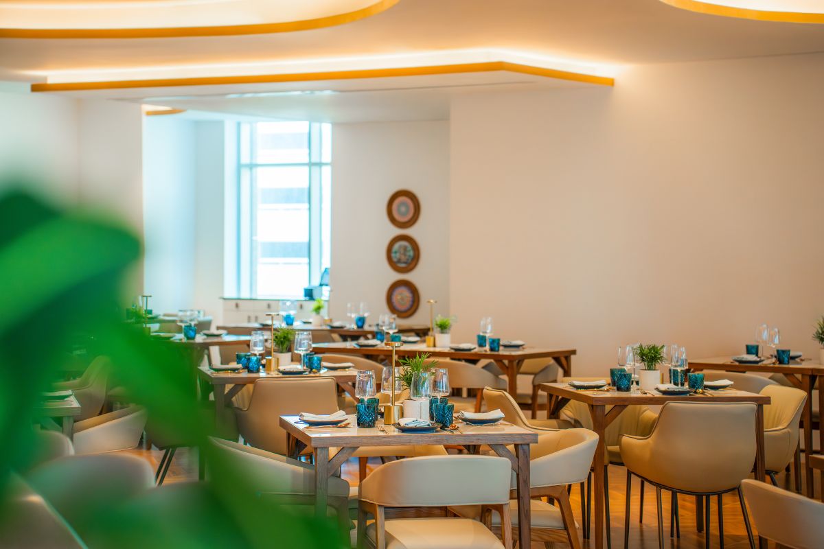 Interior of Indikaya, Shangri-La Dubai