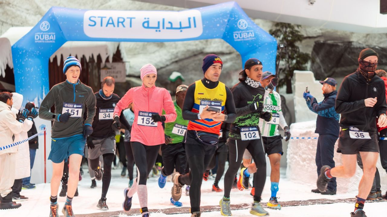 DXB Snow Run 2025 at ski dubai