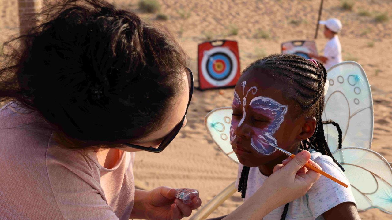 Sonara Easter Butterfly Face Painting