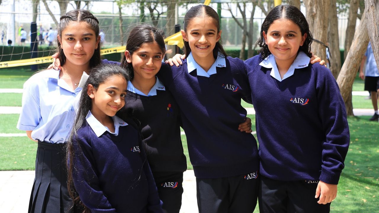 Australian International School Sharjah students enjoying outdoor activities.