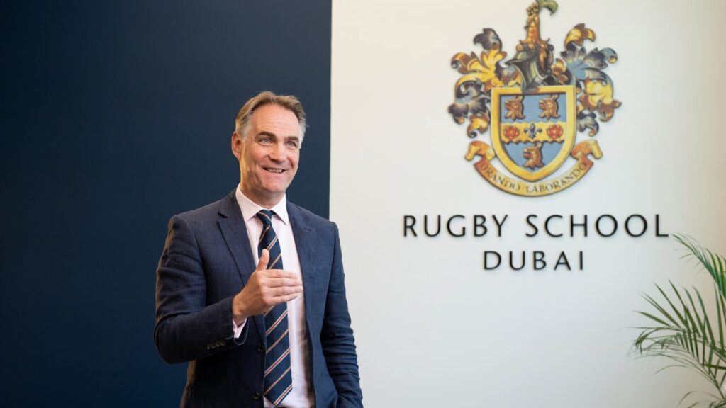 Rugby School Dubai with Founding Principal Henry Price