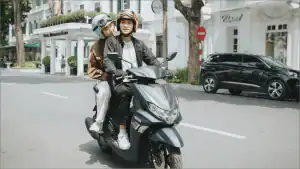 Đồng hồ điện tử của Yamaha Freego
