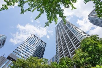 新宿のタワーマンション