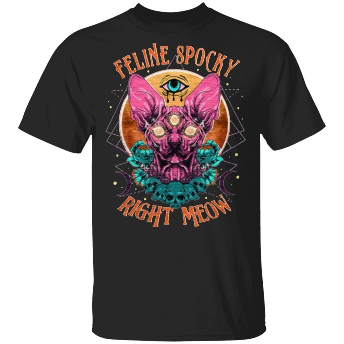 Feline Spooky Right Meow T Shirt