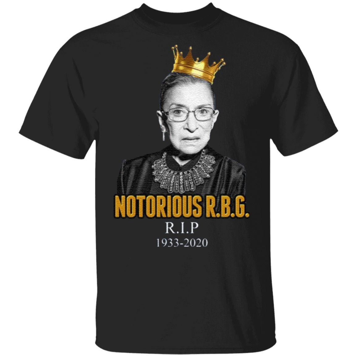 Notorious RBG Ruth Bader RIP 1933 2020 T-Shirt