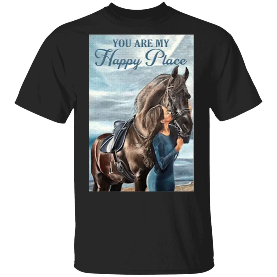 Horse You Are My Happy Place Vertical Poster Shirt