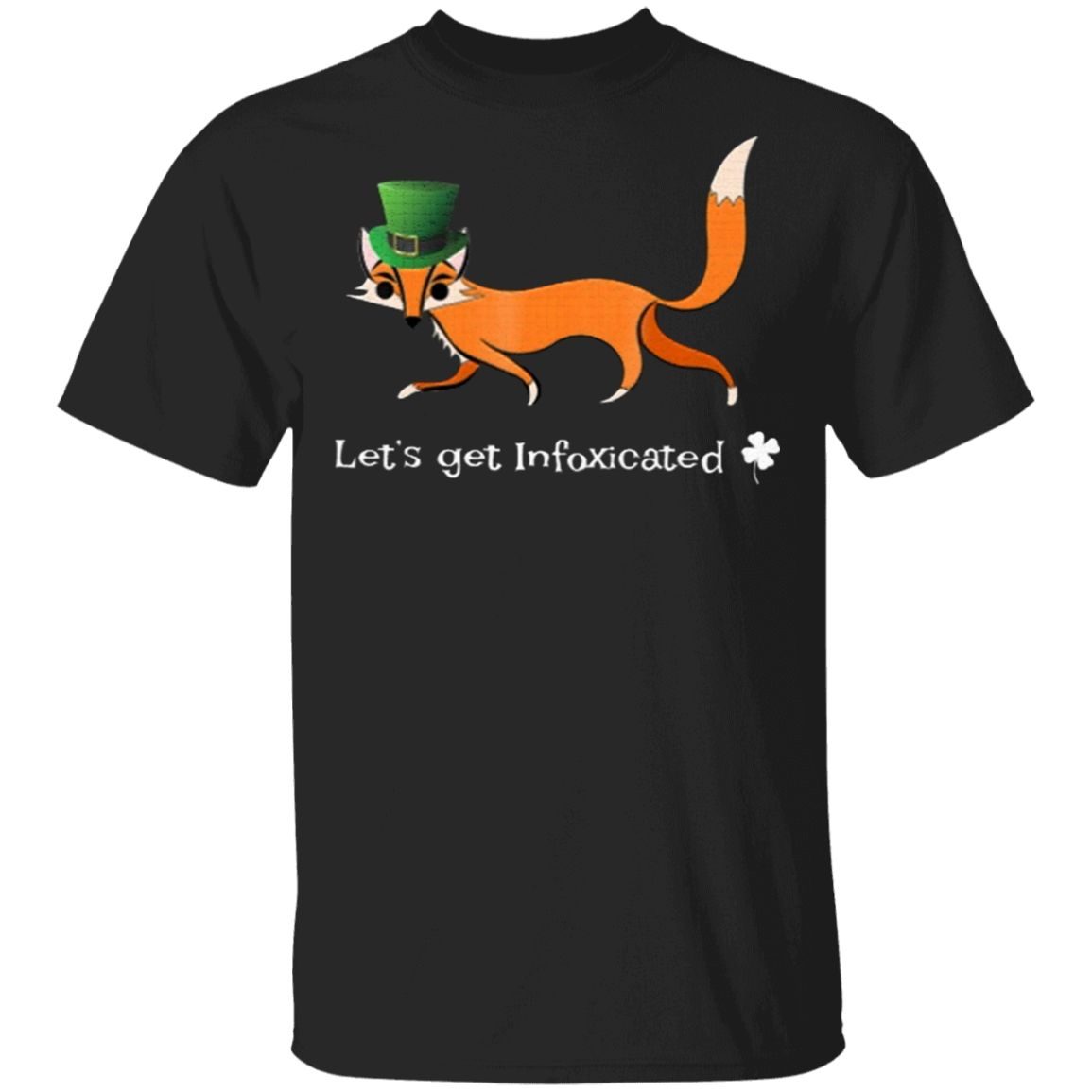 Funny St Patricks Day Drinking Fox Pun Shirt Infox Classic T-Shirt