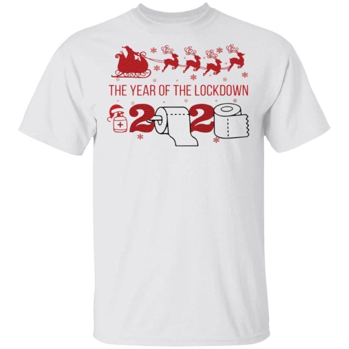 2020 toilet paper the year of the lockdown Christmas T Shirt