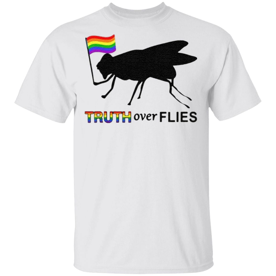 Truth Over Flies Funny Donald Trump President 2020 Vote T-Shirt