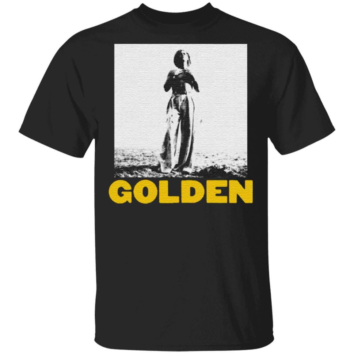 harry styles golden t shirt