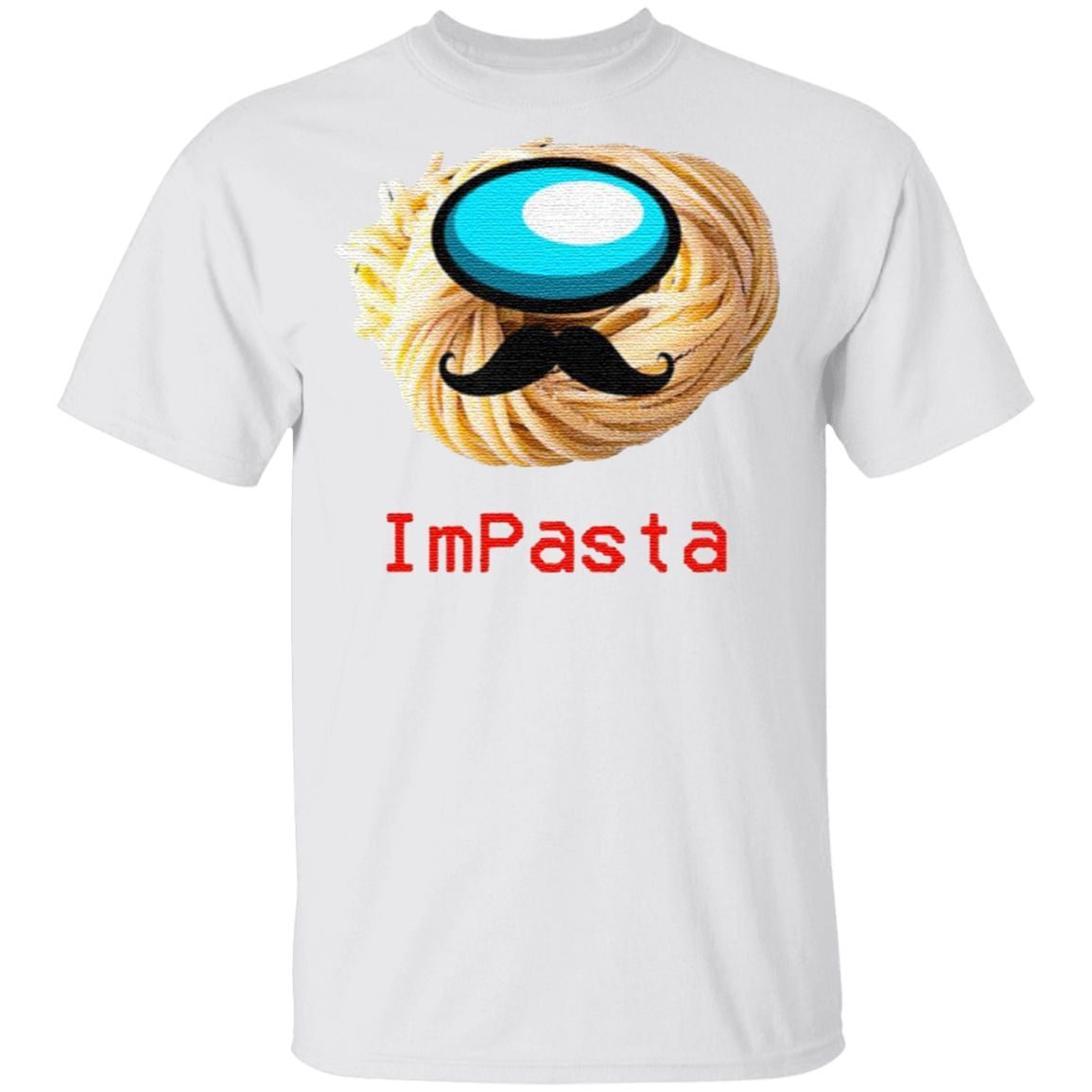 Impasta Italian Us Impostor Moustache T Shirt
