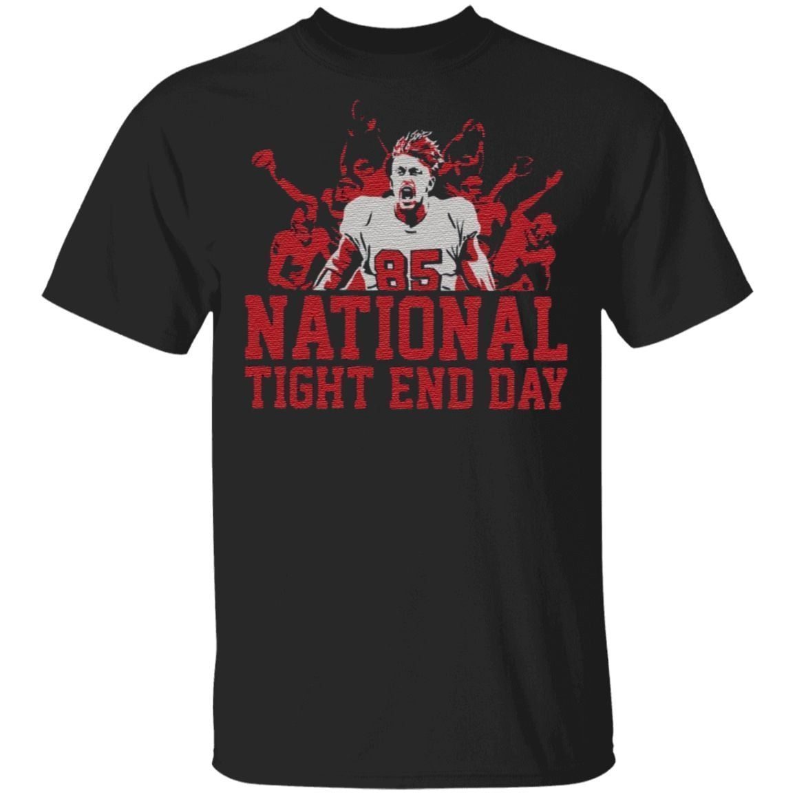 national tight end day t shirt