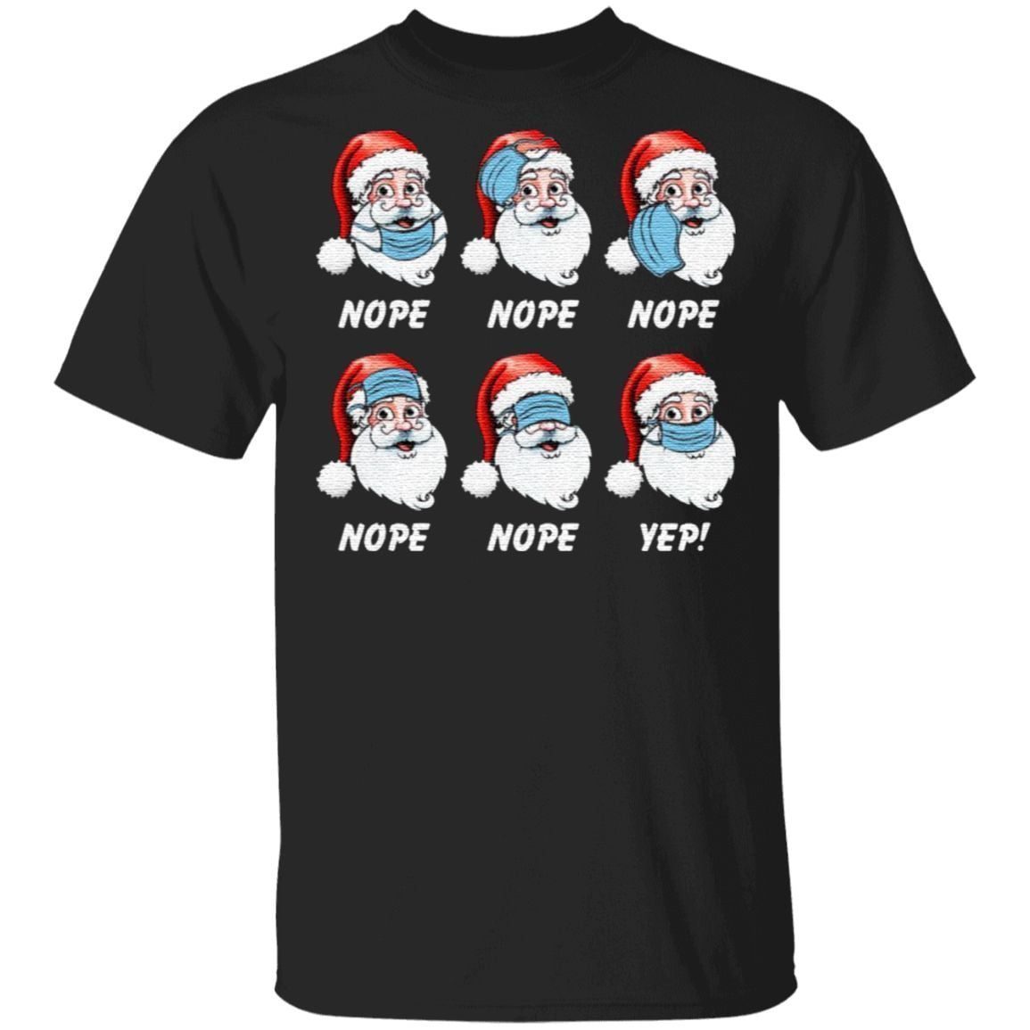 Christmas 2020 Santa Claus Wearing Mask T Shirt
