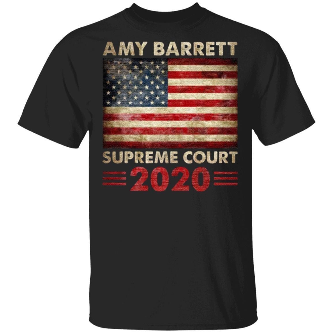 Amy Barrett Supreme Court 2020 American Flag T-shirt