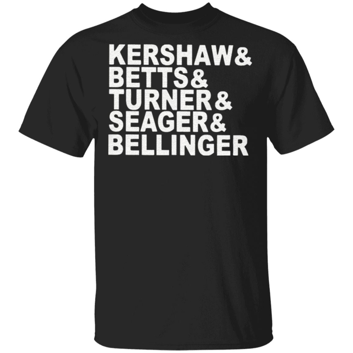Kershaw - Beetts - Turner - Seager - Bellinger T Shirt