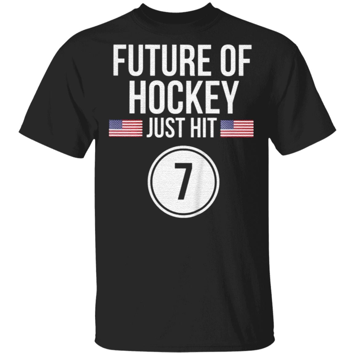 Future Of Hockey 7th Birthday T Shirt