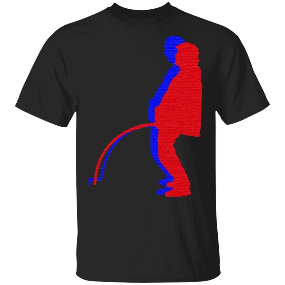 Trump Biden Peeing T Shirt