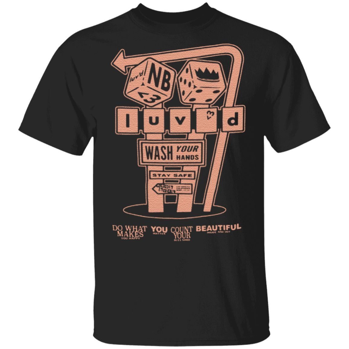 luv vegas crew neck T Shirt
