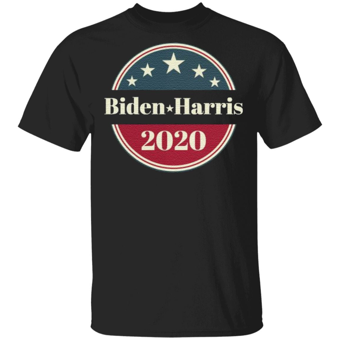 Biden Harris 2020 Circle Retro Campaign T Shirt