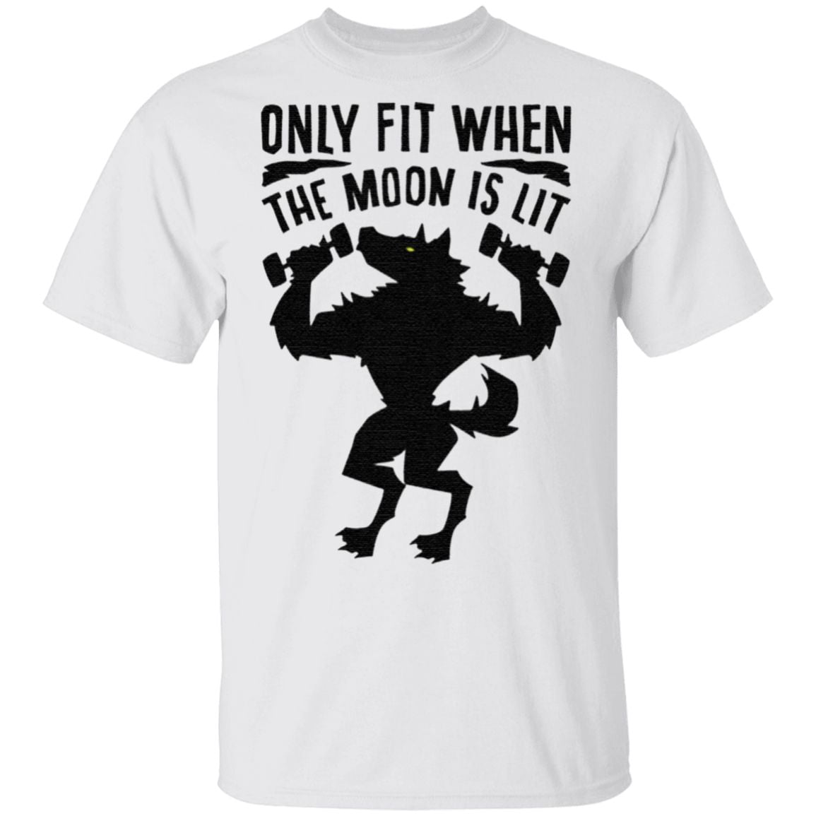 Only fit when the moon is lit t shirt