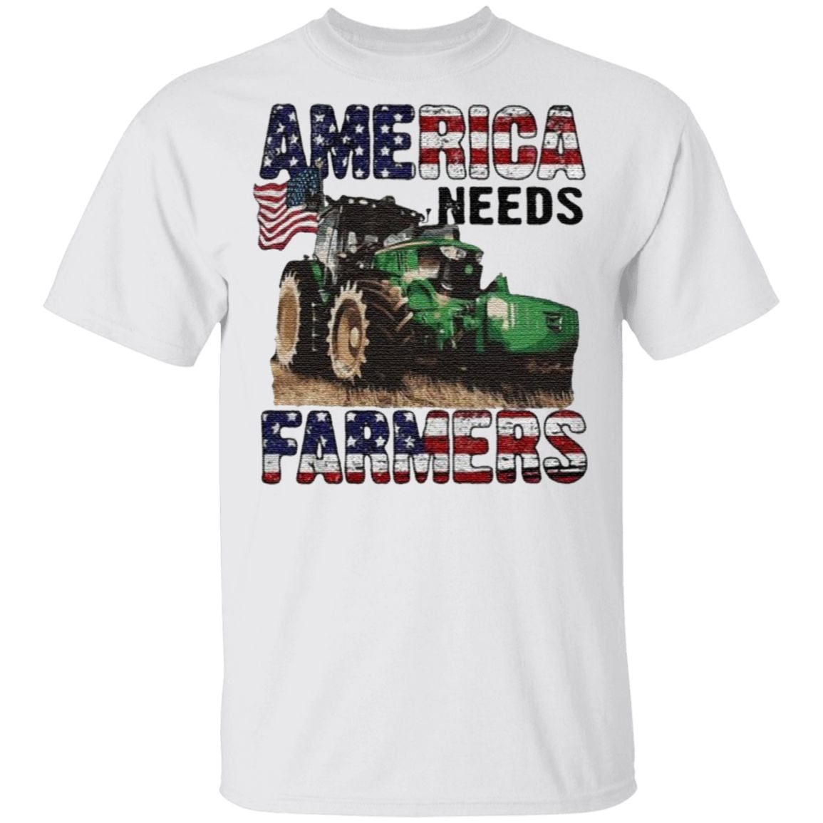 Trucker America Needs Farmers T Shirt