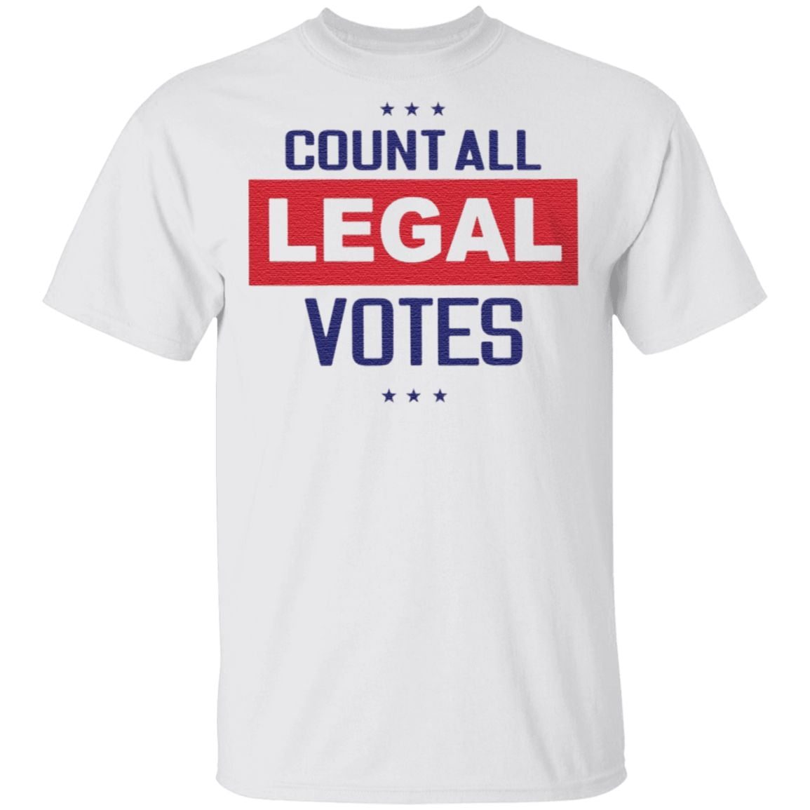 count all legal votes t shirt