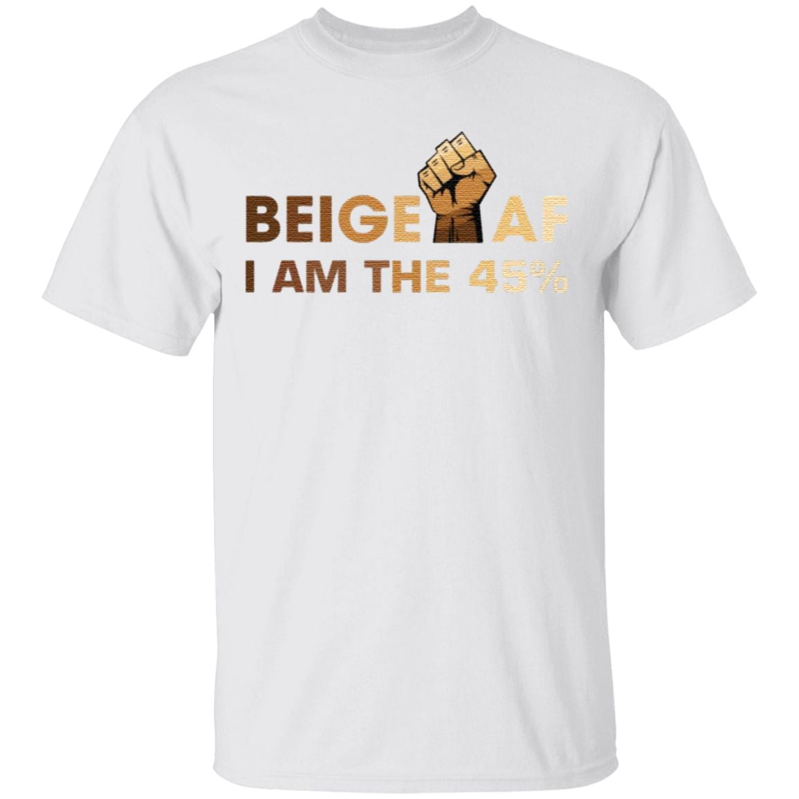 Beige I Am the 45 T Shirt