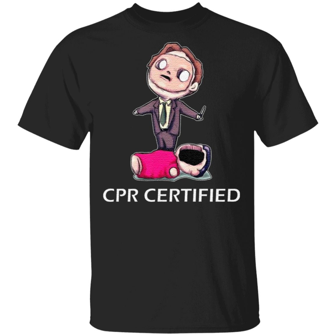 Dwight Schrute First Aid CPR Certified T Shirt